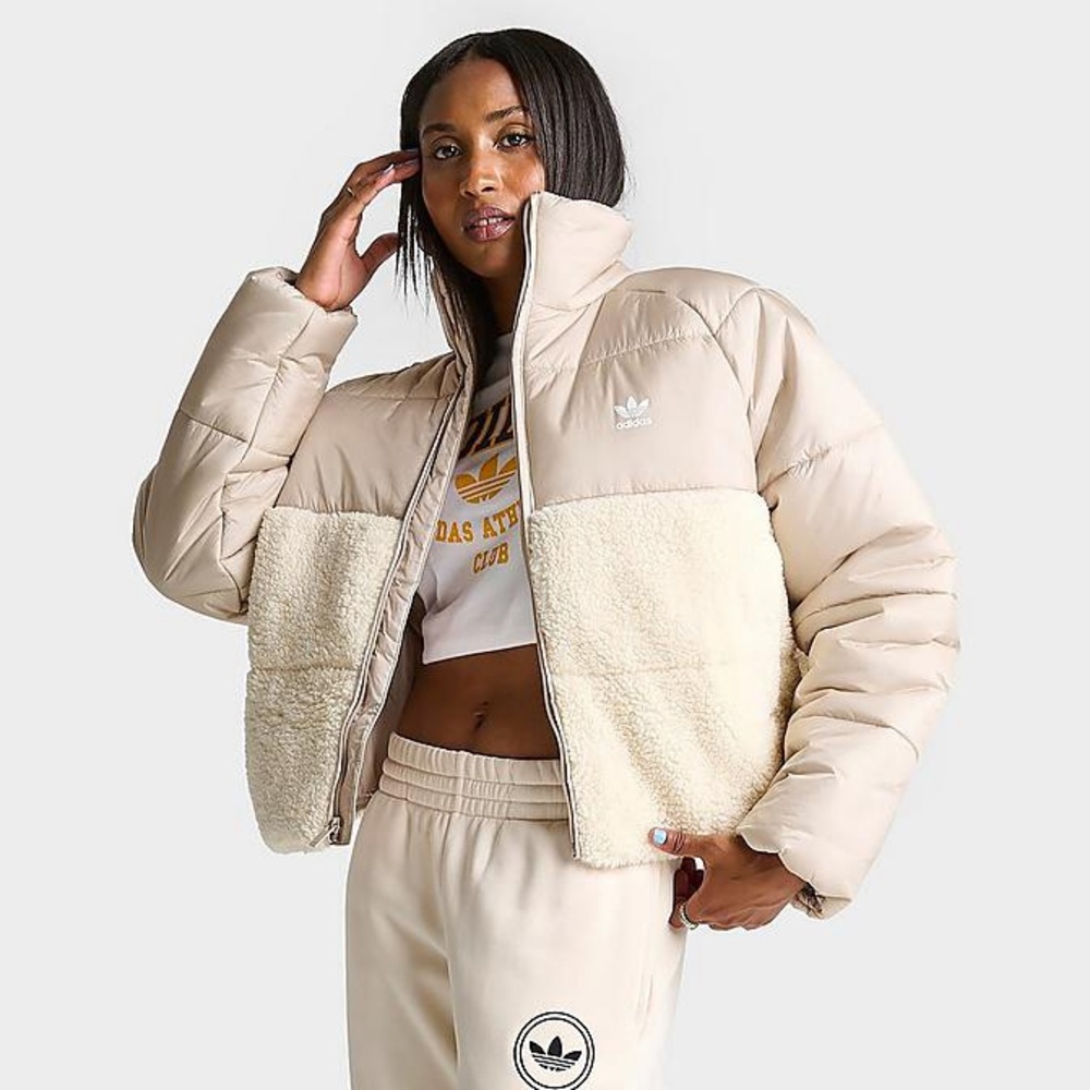 Adidas polar puffer jacket neutral court
